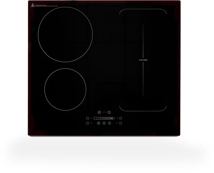 Montpellier MINH59FZ 59cm Flex 4 Zone Induction Hob Black