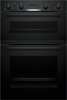 Bosch MBA533BB3B Series 4 Built-in Double Electric Oven Black