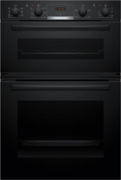 Bosch MBA533BB3B Series 4 Built-in Double Electric Oven Black