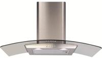 CDA ECP82SS   80cm Curved Glass Extractor Hood Stainless steel