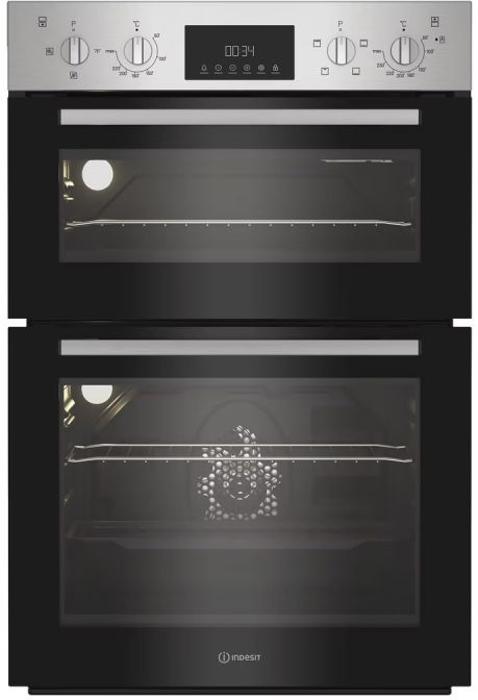 Indesit DII10DIX Fan Built-in Double Electric Oven Stainless steel