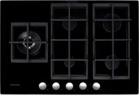 Hoover HVG7W4SB H-HOB 300 75cm Gas On Glass 5 Burner Gas Hob Black