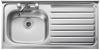 Clearwater 105SFR 1000 X 500 SQUARE FRONT RH (Including WCWO Waste & Overflow) Sit-On Sink Stainless steel