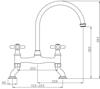 Abode AT3036 Langley Bridge Tap Chrome