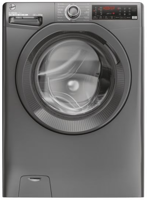 Hoover H3WPS486TMRR6 H-Wash 350 8kg 1400spin Freestanding Washing Machine Graphite