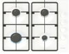 Bosch PBP6B2K60 Series 2 - 60cm 4 Burner Gas Hob White