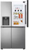 LG GSXV80PZLE 635L InstaView™ Total No Frost - Plumbed Ice and water dispenser American Style Fridge Freezer Shiny Steel