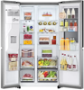 LG GSXV80PZLE 635L InstaView™ Total No Frost - Plumbed Ice and water dispenser American Style Fridge Freezer Shiny Steel