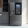 LG GSXV80PZLE 635L InstaView™ Total No Frost - Plumbed Ice and water dispenser American Style Fridge Freezer Shiny Steel