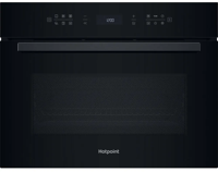 Hotpoint HCW6O7HTSBUK Microwave + HOI68PT1SBUK Built in Single Elec Oven ( Built-In Combi Pack ) Black