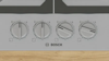 Bosch PCP6A5I90 Series 6 60 cm 4 Burner Gas Hob Stainless steel