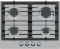 Bosch PCP6A5I90 Series 6 60 cm 4 Burner Gas Hob Stainless steel