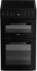 Hotpoint HDE5VDCB 50cm Double Oven with Ceramic Hob Freestanding Electric Cooker Black
