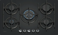 NEFF T27PIQ4S0 N70 75 cm Tempered glass Gas Hob Black