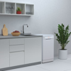 Hoover HDPH2D1049W Slimline  With WiFi 10 Place settings Freestanding Dishwasher White