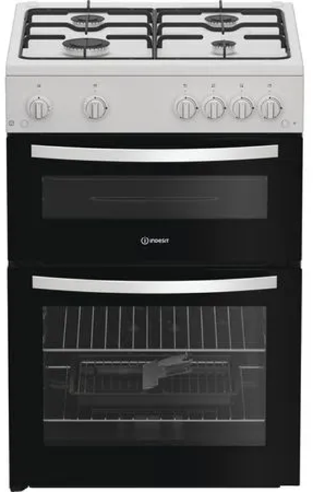Indesit ITG6GW 60cm  Twin Freestanding Gas Cooker White