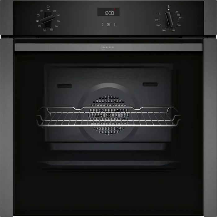 NEFF B3ACE4AG3B N 50 60 x 60 Built-in Single Electric Oven Graphite Grey