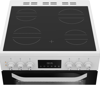 Hotpoint HDE6VDW 60cm Double Oven with Multiflow Freestanding Electric Cooker White