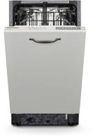 Montpellier MDWBID4553 Slimline 45cm 10 Place Settings Integrated Dishwasher White