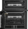 Hotpoint HDG6GDCX 60cm Gas Double Oven with glass lid Freestanding Gas Cooker Stainless steel