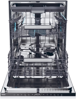 Haier XI6C4S3FSB-80 16 place settings Fully integrated Washlens Plus Integrated Dishwasher 