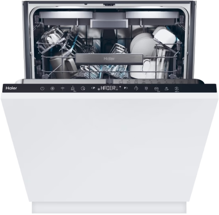 Haier XI6C4S3FSB-80 16 place settings Fully integrated Washlens Plus Integrated Dishwasher 
