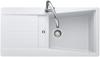 Rangemaster MIC1051CW Mica  Igneous Granite 1 Bowl Inset Sink Crystal White