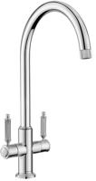 Leisure SE9501SB Seattle 1 Bowl Sink + Rangemaster THEMDLCM Hemlock Dual Lever Chrom Tap ( Sink and Tap ) Stainless steel