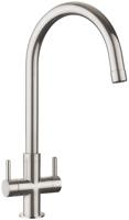 Leisure SE9501SB Seattle 1 Bowl Sink + Rangemaster TMR1BF Monorise Dual Lever ( Sink and Tap ) Stainless steel