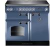 Rangemaster INC100EISB Infusion Classic 100 Induction 126020 Induction Range Cooker Blue Stone (Chrome trim)
