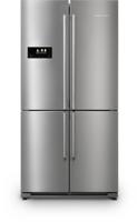 Rangemaster RSXS21SS/C 12770 91cm French Style 4 Door Side by Side Frost Free DISPLAY TO CLEAR American Style Fridge Freezer Stainless steel
