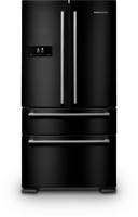 Rangemaster RDXD21BL/C 91cm French Style 4 Door Side by Side Frost Free DISPLAY TO CLEAR American Style Fridge Freezer Black ( Chrome Trim )