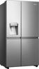 Hisense RS818N4IIE Plumbed Ice & Water 632 litre Frost Free American Style Fridge Freezer Stainless steel