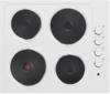 Statesman EH160WH 4 Plate 60cm Dial Control Solid-Plate Electric Hob White