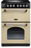 Rangemaster CLA60ECCR/C 60cm Classic Ceramic 128110 Freestanding Electric Cooker Cream (Chrome Trim)