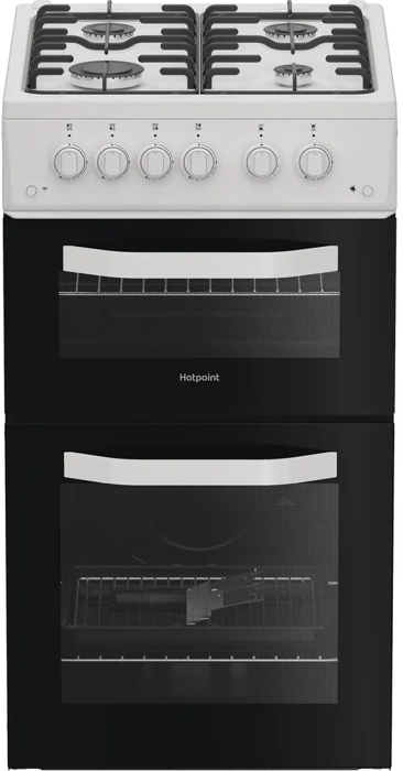 Hotpoint HTG5GCW 50cm Twin Gas Range Cooker White