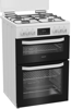 Hotpoint HDG6GDCW 60cm Double oven with lid Freestanding Gas Cooker White