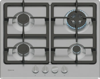 NEFF T26GKH8N0 N 50 60cm 4 Burner Gas Hob Stainless steel