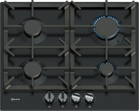 NEFF T26CIP8S0 N 70 60cm 4 Burner Gas Hob Black