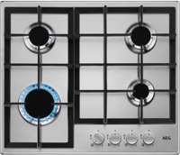 AEG HGE64200SM 3000 Slim line 60cm Gas Hob Stainless steel