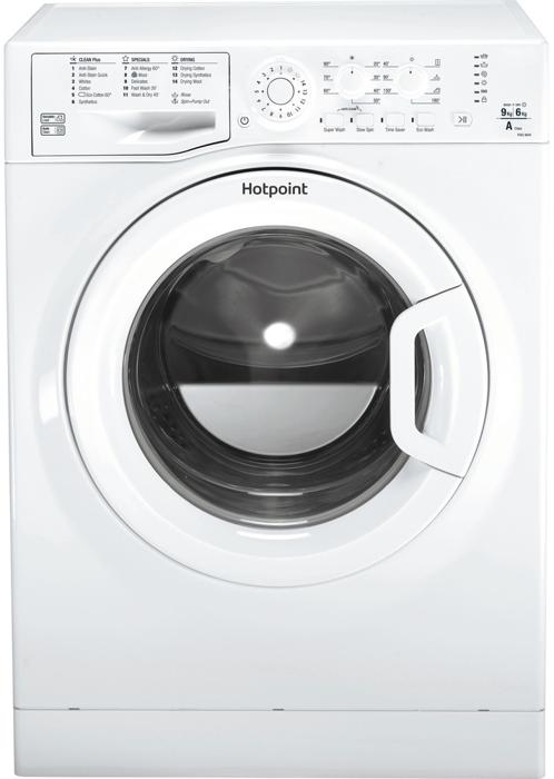 Hotpoint FDEU 9640 P UK 1400spin 9kg Wash 6kg Dry Freestanding Washer Dryer White
