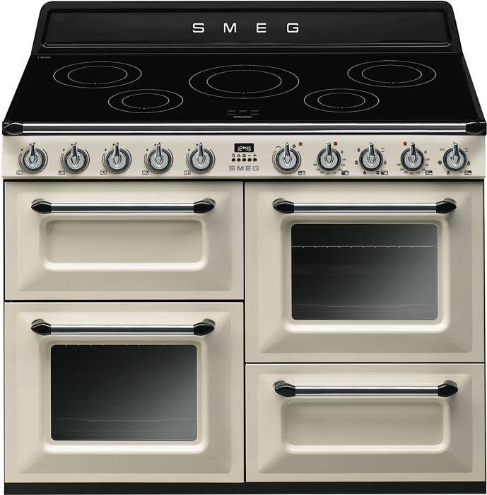 Smeg TR4110IP 110cm Victoria Traditional Induction Induction Range Cooker Cream