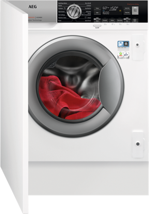 AEG L7WC8632BI 7000 SERIES 8kg 1600rpm Integrated Washer Dryer White