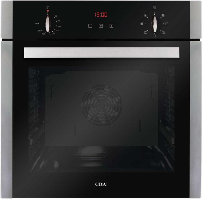 CDA SK320SS 60cm Multifunction Built-in Single Electric Oven Stainless steel