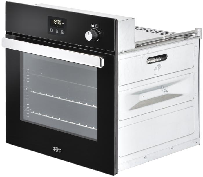 Belling BI602G 444444792 60cm 69 Litres Builtin Single Gas Oven Black