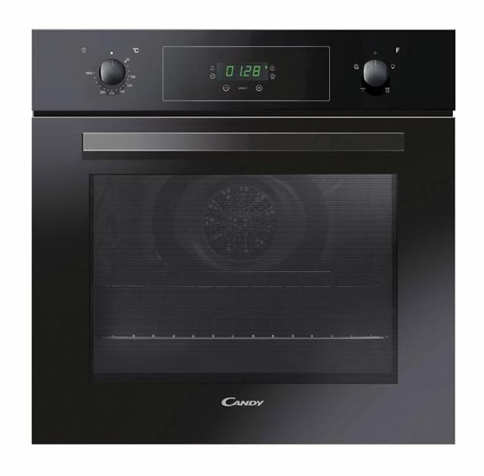 Candy FCP405N/E 60cm 65Litres Fan Assisted Built-in Single Electric Oven Black
