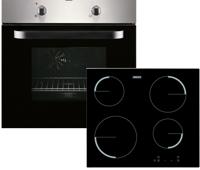 Zanussi ZPVF4130X (Fan Oven and Ceramic Hob) Built-in Oven and Hob Pack Stainless steel