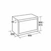 CDA RV921SS 90cm Twin Cavity Dual Fuel Range Cooker Stainless steel