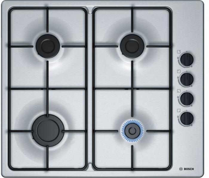 Bosch PBP6B5S80 Serie | 2 60cm 4 Burner Gas Hob Stainless steel