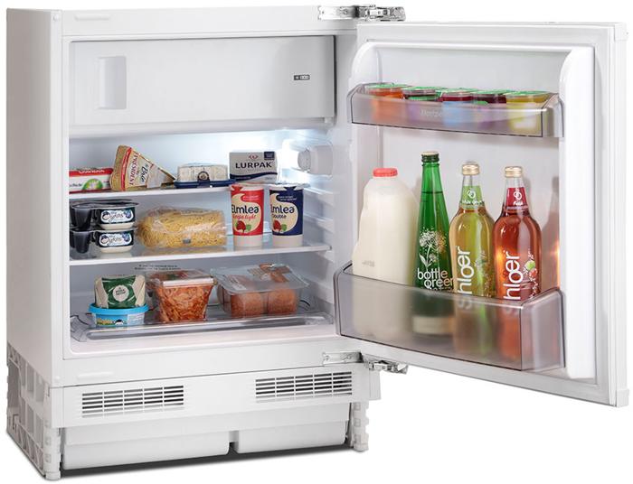 Montpellier MBUR200 123Litres Built Under Icebox Integrated Fridge White